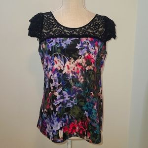 Express Floral & Lace Blouse